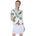 Nasturtium Flowers Plant Leaves Women s Polo T-Shirt