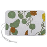 Nasturtium Flowers Plant Leaves Pen Storage Case (S)