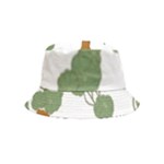 Nasturtium Flowers Plant Leaves Inside Out Bucket Hat (Kids)