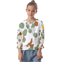 Kids  Cuff Sleeve Top 