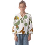 Nasturtium Flowers Plant Leaves Kids  Sailor Shirt