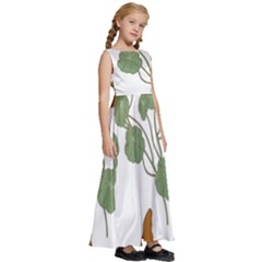 Kids  Satin Sleeveless Maxi Dress 