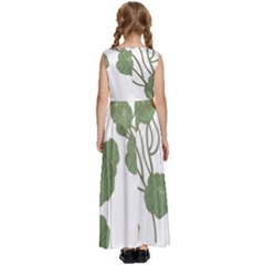 Kids  Satin Sleeveless Maxi Dress 