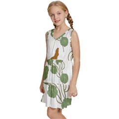 Kids  Sleeveless Tiered Mini Dress 