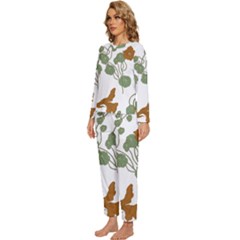 Womens  Long Sleeve Lightweight Pajamas Set 