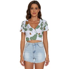 V-Neck Crop Top 