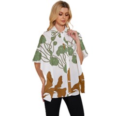 Women s Batwing Button Up Shirt 