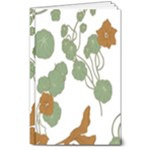 Nasturtium Flowers Plant Leaves 8  x 10  Hardcover Notebook