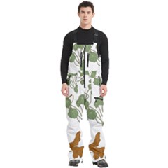 Men s Front Zip Ski And Snowboard Bib Pants 