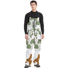 Men s Front Zip Ski And Snowboard Bib Pants 