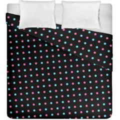 Pattern Dots Wallpaper Seamless Duvet Cover Double Side (King Size) from ArtsNow.com