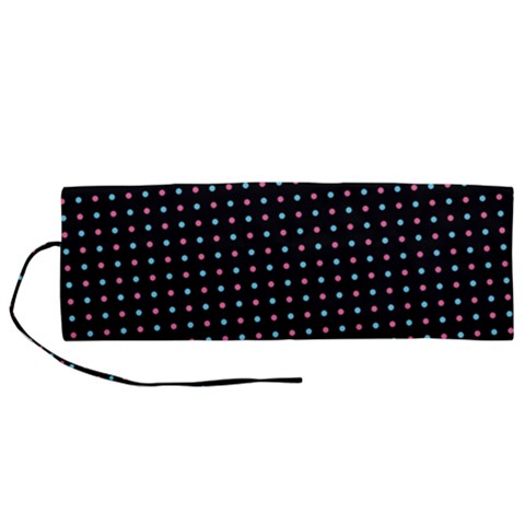 Pattern Dots Wallpaper Seamless Roll Up Canvas Pencil Holder (M) from ArtsNow.com