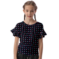 Kids  Cut Out Flutter Sleeves 