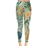 Leaves Pattern Flora Everyday Leggings 