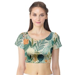 Short Sleeve Crop Top 