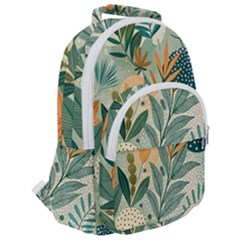 Rounded Multi Pocket Backpack 