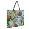 Zipper Large Tote Bag 