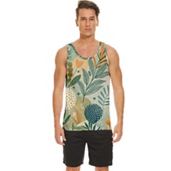 Men s Wide Collar Tank Top 