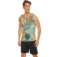 Men s Wide Collar Tank Top 