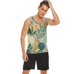 Men s Wide Collar Tank Top 