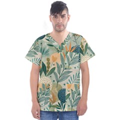 Men s V-Neck Scrub Top 