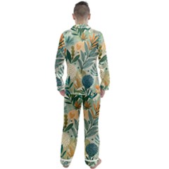 Men s Long Sleeve Satin Pajamas Set 