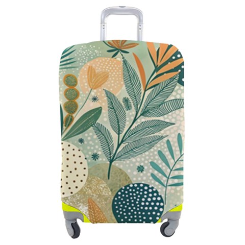 Leaves Pattern Flora Luggage Cover (Medium) from ArtsNow.com