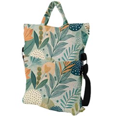 Fold Over Handle Tote Bag 