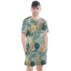 Men s Mesh T-Shirt and Shorts Set 