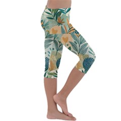 Kids  Lightweight Velour Capri Leggings  