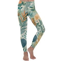 Kids  Lightweight Velour Classic Yoga Leggings 