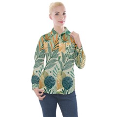 Women s Long Sleeve Pocket Shirt 