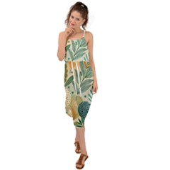 Waist Tie Cover Up Chiffon Dress 