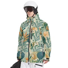 Men s Multi Pockets Zip Ski and Snowboard Waterproof Breathable Jacket 