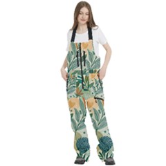 Women s Front Zip Ski And Snowboard Bib Pants 