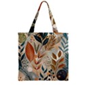 Zipper Grocery Tote Bag 