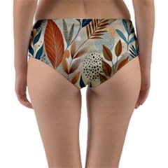 Reversible Mid-Waist Bikini Bottoms 