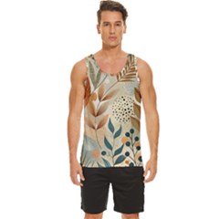 Men s Wide Collar Tank Top 