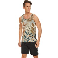 Men s Wide Collar Tank Top 