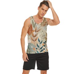 Men s Wide Collar Tank Top 