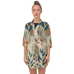 Half Sleeve Chiffon Kimono 