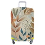 Leaves Pattern Floral Luggage Cover (Medium)