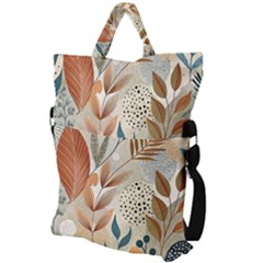 Fold Over Handle Tote Bag 