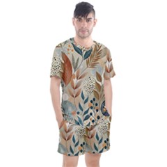 Men s Mesh T-Shirt and Shorts Set 