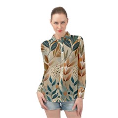 Long Sleeve Chiffon Shirt 