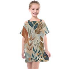 Kids  One Piece Chiffon Dress 