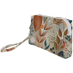 Leaves Pattern Floral Wristlet Pouch Bag (Small) from ArtsNow.com