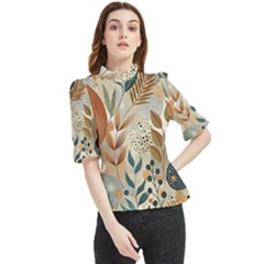 Frill Neck Blouse 