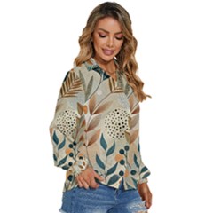 Women s Long Sleeve Button Up Shirt 