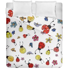 Seamless Pattern Nature Flowers Duvet Cover Double Side (California King Size) from ArtsNow.com